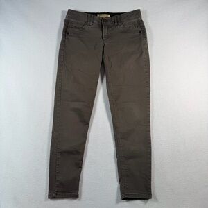 Democracy Jeans Womens 4 Brown Skinny Ab Technology Low Rise Stretch